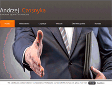 Tablet Screenshot of czosnyka-komornik.pl